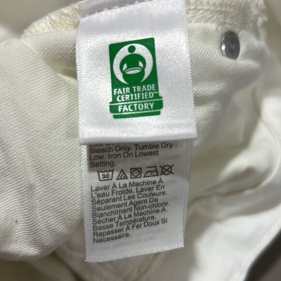 J. Crew Classic straight jean in white NWT - Picture 12 of 15